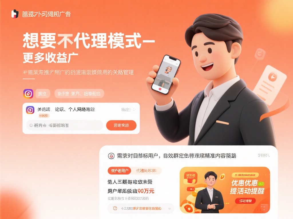 想要在代理模式中获得更多收益，关键在于有效的推广和